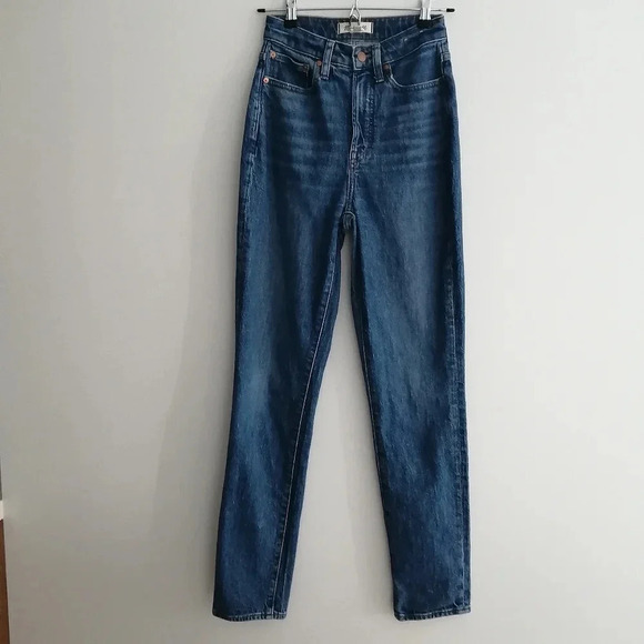 Madewell Tall The Curvy Perfect Vintage Jean in Decatur Wash Size 24 Tall - Picture 2 of 16